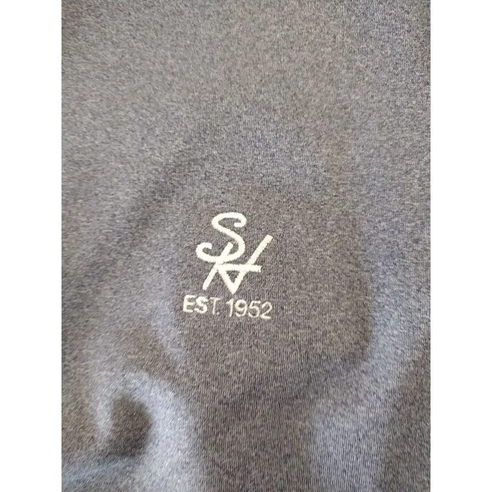 FJ FootJoy Polo Shirt Men 2XL Gray Golf Short‎ Sleeve Embroidered Logo Golf - Picture 6 of 7